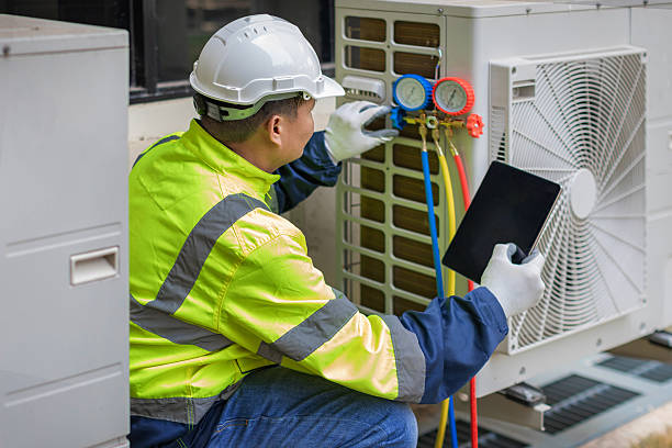 Professional Hvac Installation technician working in Greenville, GA